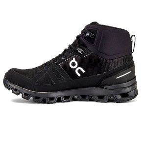 Womens ON Cloudrock waterproof hiking boots black size 9.5 brand new in the box